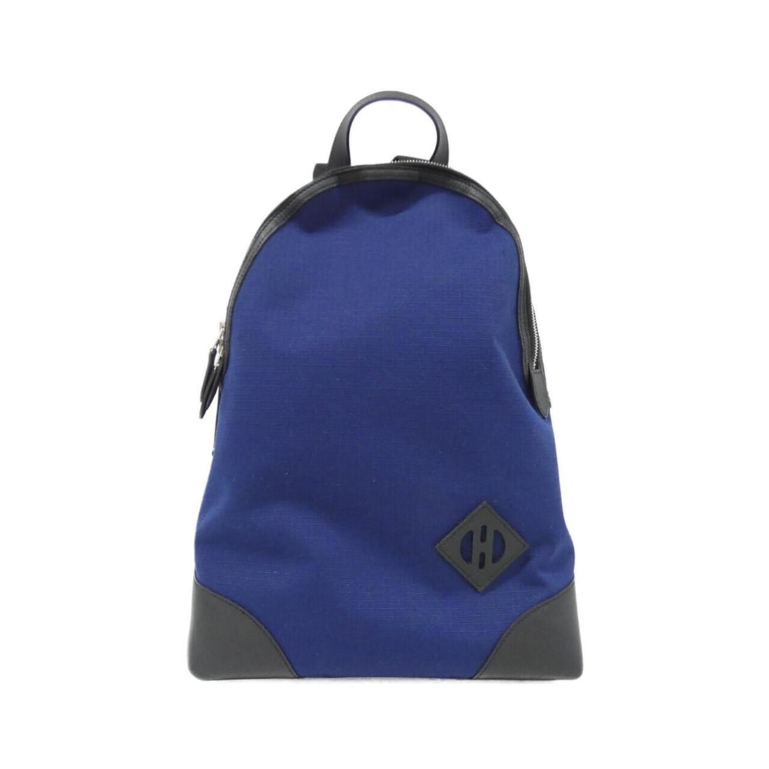 Hermes Allback 083582CK Backpack: --- Catalog ---Category: SizeSize (HxWxD): 42cm x 28.5cm x 13cm / 16.53'' x 11.22'' x 5.11''Category: DesignType: BackpackColor: Black, BlueGender: MenMaterial: Swift leather , Canvas Category: Genera