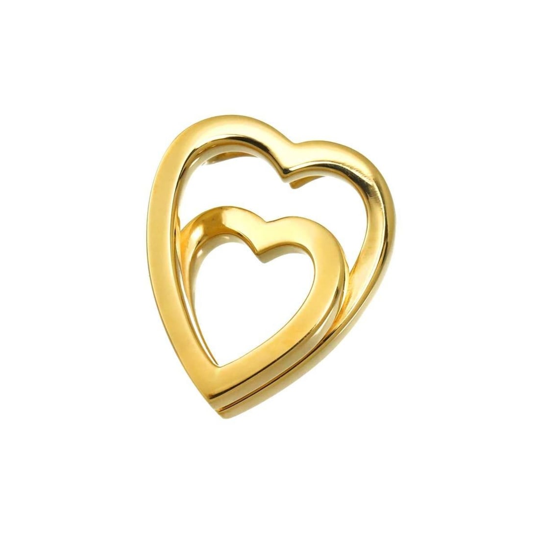 Cartier Interlaced Heart Pendant Top, 18K Yellow Gold (750): --- Catalog ---Category: SizeWeight: 5.4g / 0.19oz.Pendant Size: 17.7mm x 14.6mm / 0.69'' x 0.57''Category: DesignColor: YellowMetal: GoldGender: WomenMetal Purity: 18KPendant Type: PendantNecklace Ty