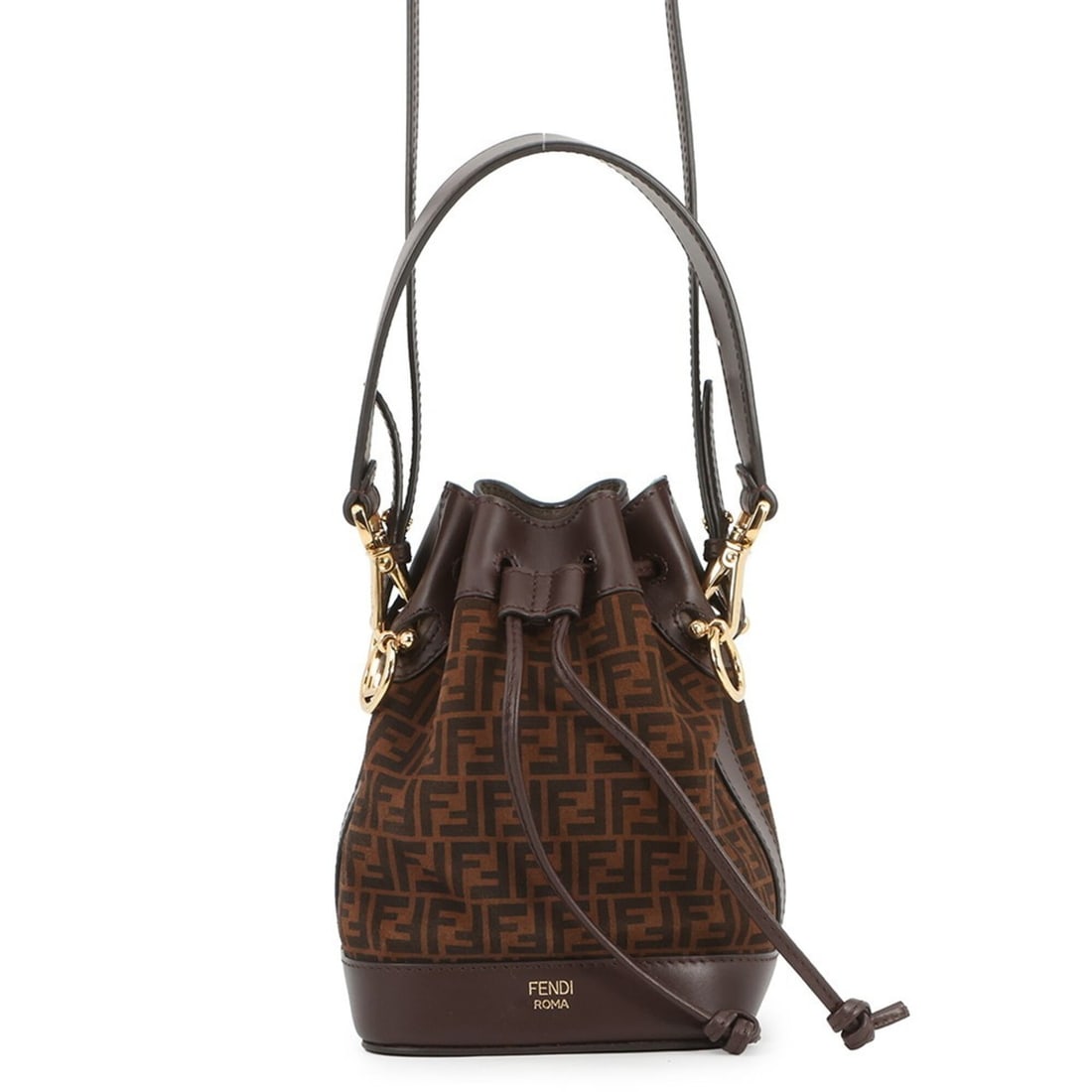 Fendi Zucchino Montresor Mini Handbag 8BS010 FENDI 2-way Shoulder Bag (1 of 15)