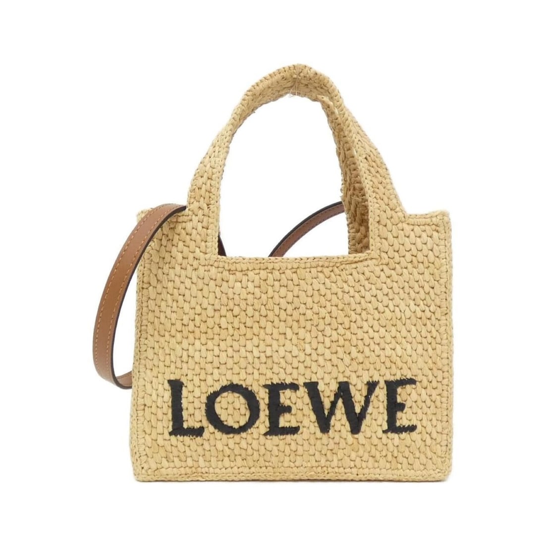 Loewe Font Tote Mini A685V46X01 Handbag: --- Catalog ---Category: SizeSize (HxWxD): 16cm x 19cm x 7cm / 6.29'' x 7.48'' x 2.75''Category: DesignType: HandbagColor: BeigeGender: WomenMaterial: Raffia Category: GeneralMPN: A685V46X01Brand: Loe