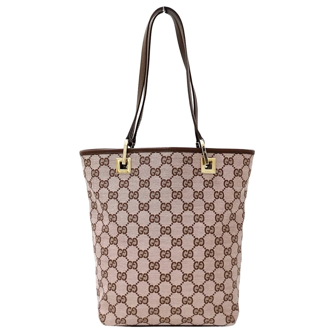 Gucci GUCCI Women's Handbag, Brand Tote Bag, GG Canvas, Pink Brown, 002?1099: --- Catalog ---Category: SizeSize (HxWxD): 24cm x 27cm x 10cm / 9.44'' x 10.62'' x 3.93''Category: DesignType: Handbag, Tote bagColor: Brown, PinkGender: WomenMaterial: GG canvas Category: GeneralMPN: