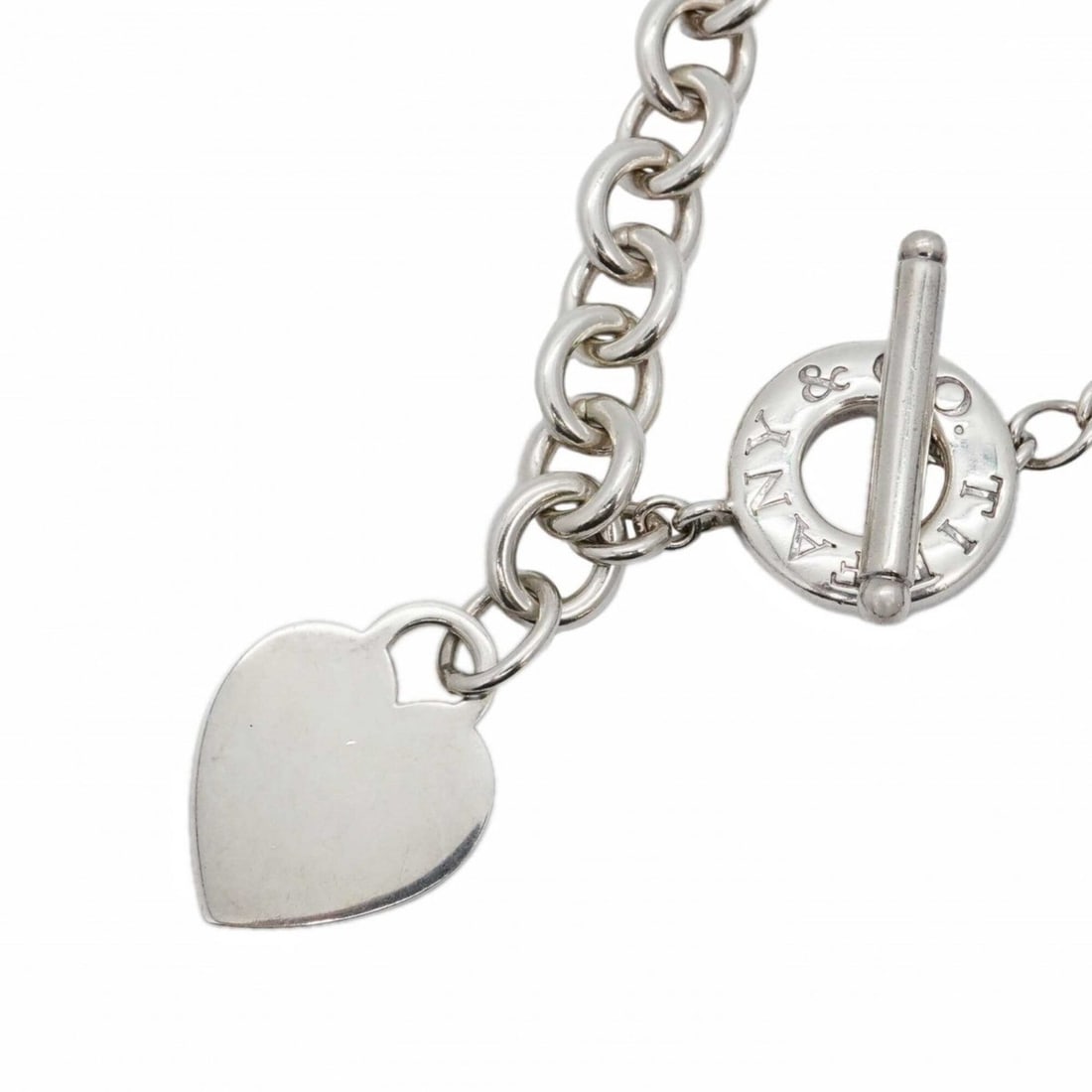 Tiffany & Co. Necklace, Heart Tag, Toggle, Sterling Silver 925, Women's: --- Catalog ---Category: SizePendant Size: 33.3mm x 20.3mm / 1.31'' x 0.79''Neck Circumference: 42 cm / 16.53''Category: DesignGender: WomenMaterial: Silver 925Necklace Type: NecklaceCategory: General