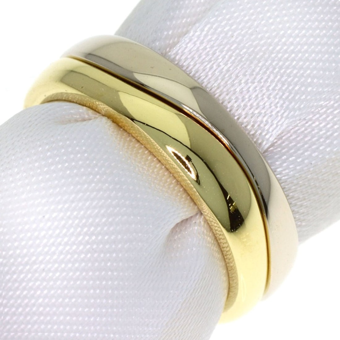 Cartier Love Me #46 Ring, 18K Yellow Gold/18KWG, Women's, CARTIER: --- Catalog ---Category: SizeJP Size: 6US Size: 3.5Category: DesignType: Band ringGender: WomenMaterial: White gold (18K), Yellow gold (18K)Category: GeneralBrand: Cartier--- Item List ---Section: Con