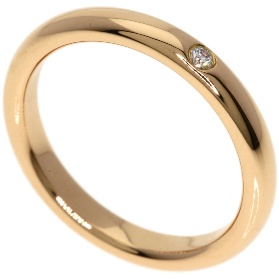 Tiffany & Co. Wedding Ring with 1 Diamond, 18K Pink Gold, for Women.: --- Catalog ---Category: SizeJP Size: 10US Size: 5.5Category: DesignType: Band ringGender: WomenMaterial: Pink gold (18K)Category: GeneralBrand: Tiffany--- Item List ---Section: ConditionRanking: Rank