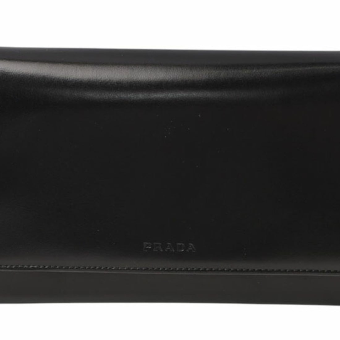 Prada PRADA Long Wallet 1M0608 VITELLO Leather NERO Black: --- Catalog ---Category: SizeSize (HxWxD): 10.5cm x 18.5cm x 2cm / 4.13'' x 7.28'' x 0.78''Category: DesignType: Long wallet (bi-fold)Color: Black, NeroGender: Women,MenMaterial: Leather Category: Gen
