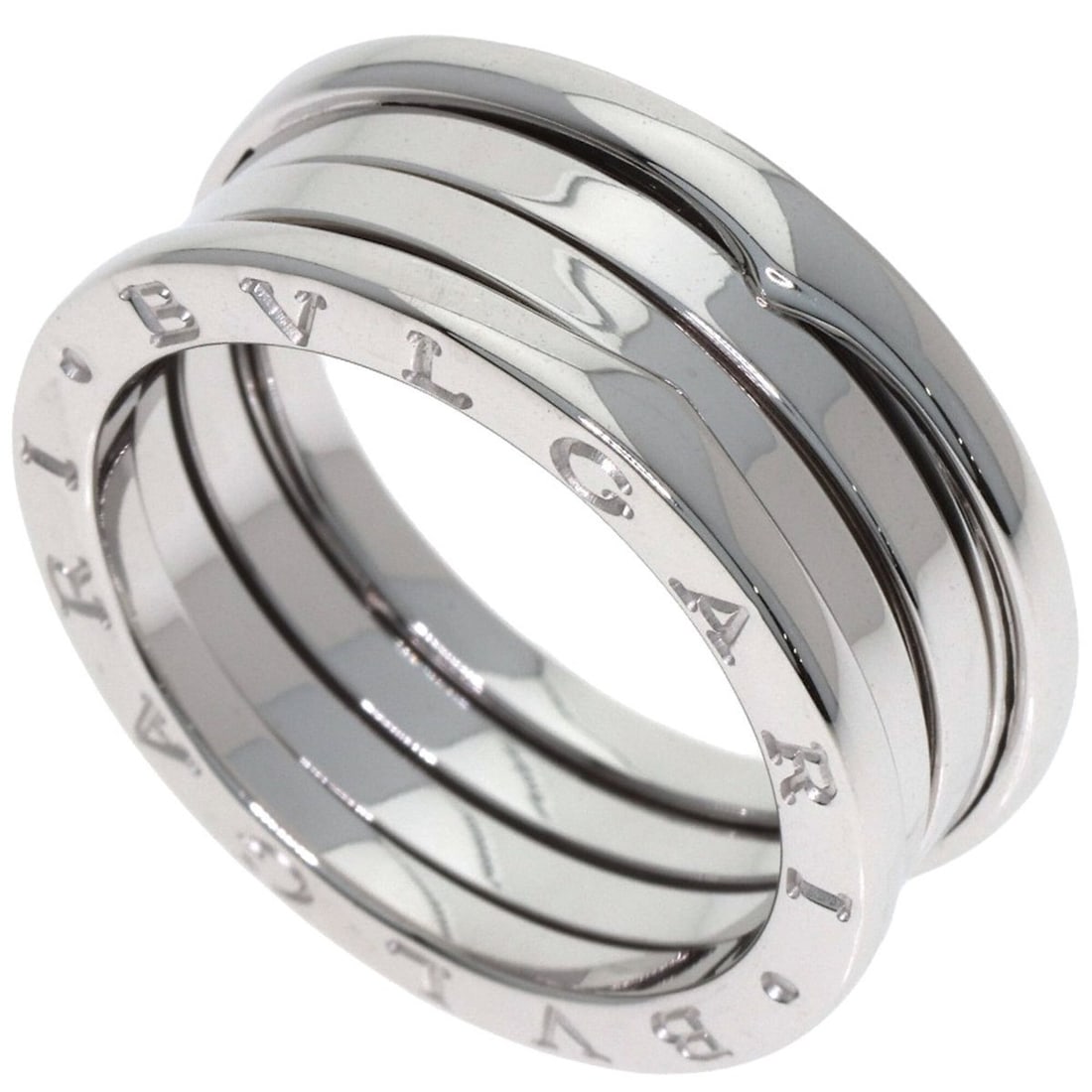 Bulgari B-zero1 3-band ring #60, 18K white gold, women's BVLGARI: --- Catalog ---Category: SizeJP Size: 20US Size: 10Category: DesignType: Band ringGender: WomenMaterial: White gold (18K)Category: GeneralBrand: Bvlgari--- Item List ---Section: ConditionRanking: Rank