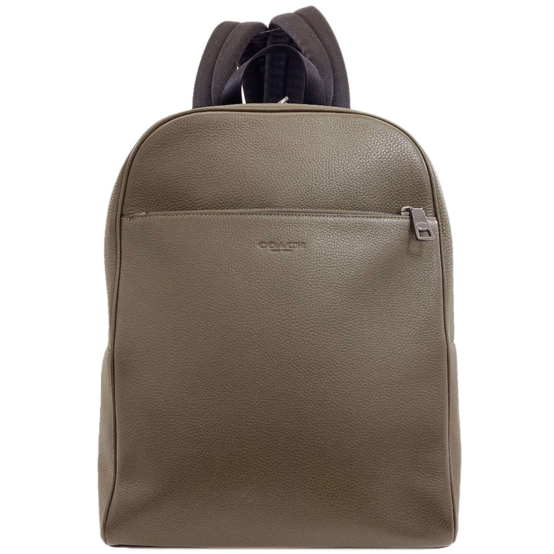 Coach CAJ66 Logo Backpack/Daypack Leather Women's COACH: --- Catalog ---Category: SizeSize (HxWxD): 43cm x 30cm x 10cm / 16.92'' x 11.81'' x 3.93''Category: DesignType: BackpackColor: KhakiGender: WomenMaterial: Leather Category: GeneralBrand: Coach--- Item