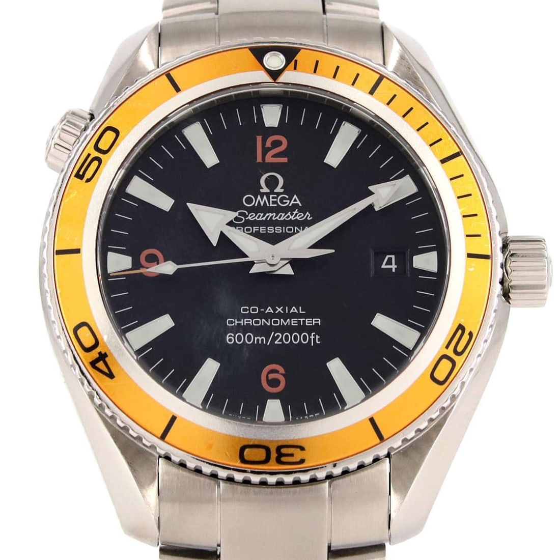 Omega Seamaster Planet Ocean 2209.50 SS Automatic Watch: --- Catalog ---Category: SizeWrist Size: 19.5cm / 7.67''Case Diameter: 42mm / 1.65''Category: DesignType: WristwatchGender: MenColor (Dial): BlackMaterial (Band): Stainless steelMaterial (Case): Stain