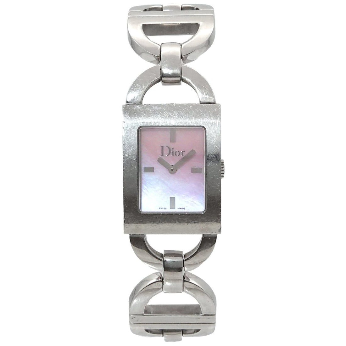Christian Dior Maris D78-109 Women's Watch, Pink Shell, Quartz Watch: --- Catalog ---Category: SizeWrist Size: 17cm - 17.5cm / 6.69'' - 6.88''Case Diameter: 19mm / 0.75''Category: DesignType: WristwatchGender: WomenColor (Dial): Pink shellMaterial (Band): Stainless stee