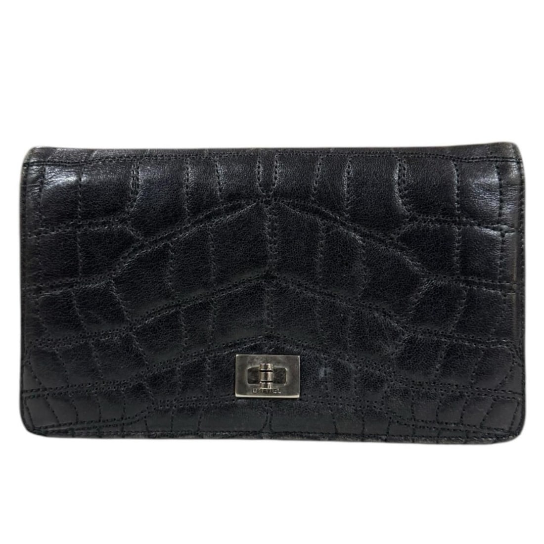 Chanel long wallet, leather, women's, CHANEL (1 of 15)