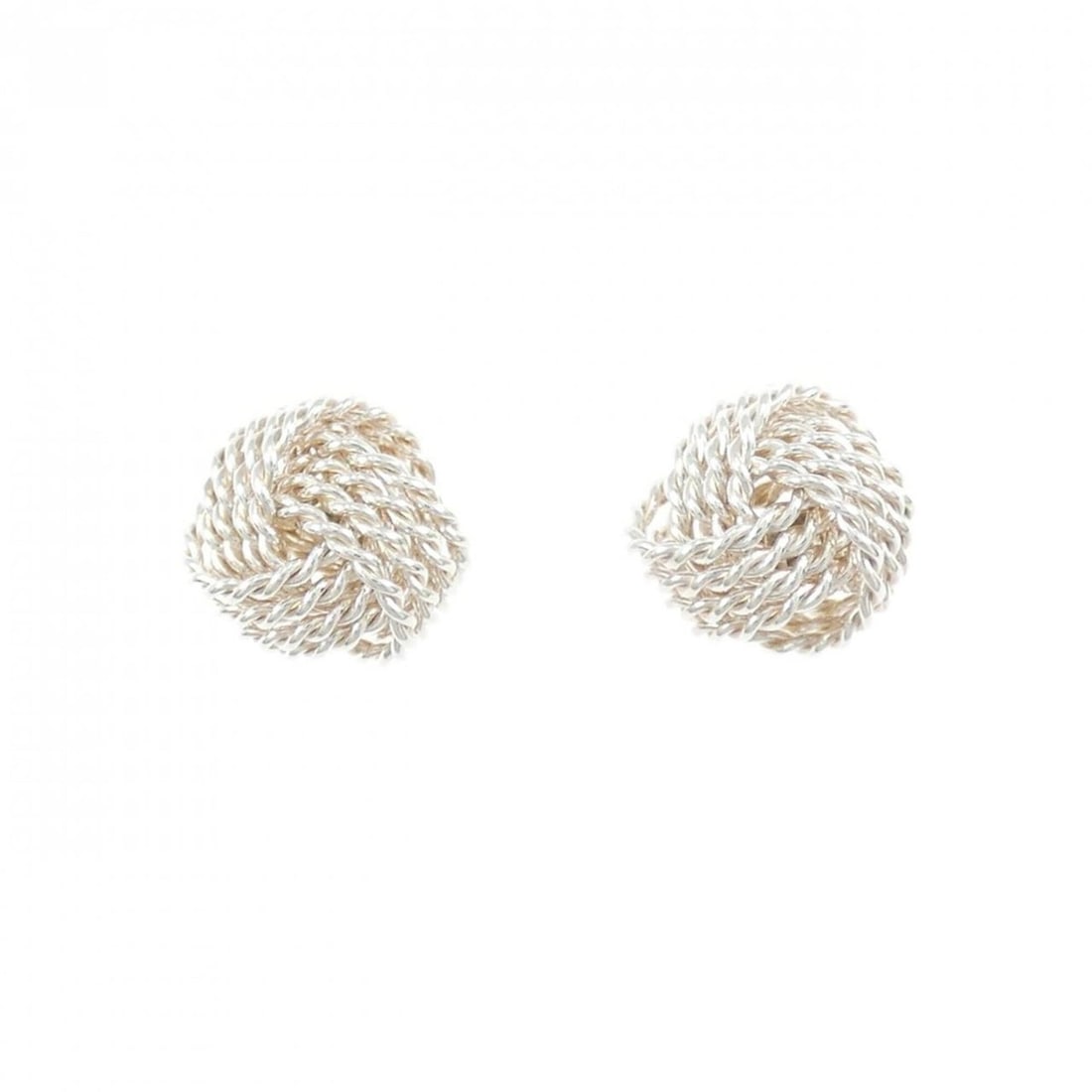 Tiffany Twist Knot Earrings: --- Catalog ---Category: SizeSize (HxWxD): 9.40mm x 9.40mm / 0.37'' x 0.37''Category: DesignType: Stud earringsGender: WomenMaterial: Silver 925Category: GeneralBrand: Tiffany--- Item List ---Section: