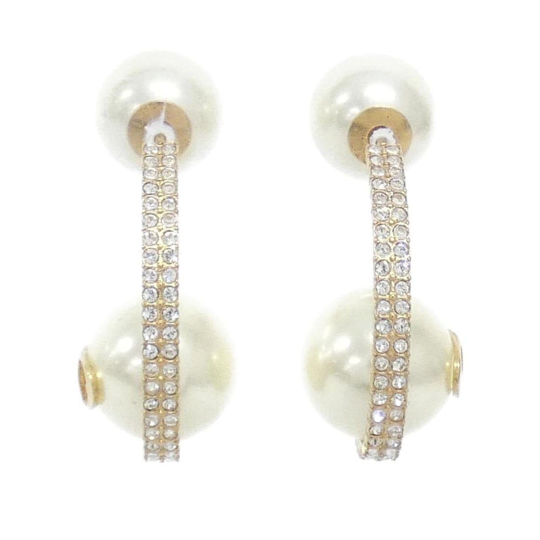 Christian Dior Tribal E1832TRICY Earrings: --- Catalog ---Category: SizeSize (HxWxD): 33.00mm x 13.00mm / 1.30'' x 0.51''Category: DesignType: Stud earringsColor: Clear, Gold, WhiteGender: WomenCategory: GeneralMPN: E1832TRICYBrand: Christian 