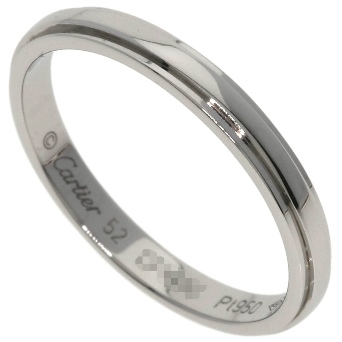 Cartier Damour Wedding Ring #52, Platinum PT950, Women's, CARTIER: --- Catalog ---Category: SizeJP Size: 12US Size: 6.5Category: DesignType: Band ringColor: SilverGender: WomenMaterial: Platinum 950Category: GeneralBrand: Cartier--- Item List ---Section: ConditionRan
