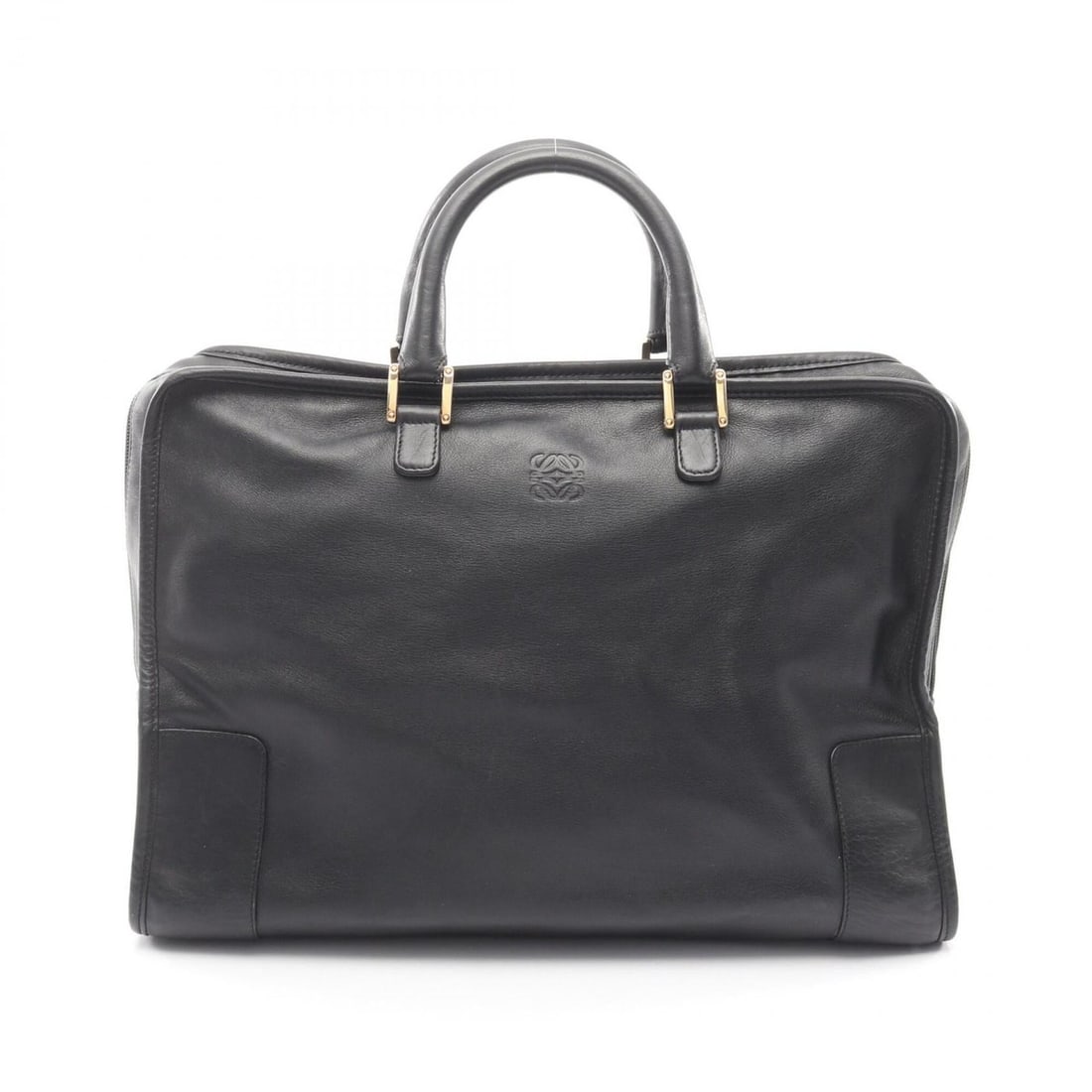 Loewe Amazona 40 Handbag, Leather, Women's, Black: --- Catalog ---Category: SizeSize (HxWxD): 28cm x 39.5cm x 17cm / 11.02'' x 15.55'' x 6.69''Category: DesignType: HandbagColor: BlackGender: WomenMaterial: Leather Category: GeneralBrand: Loewe--- Ite