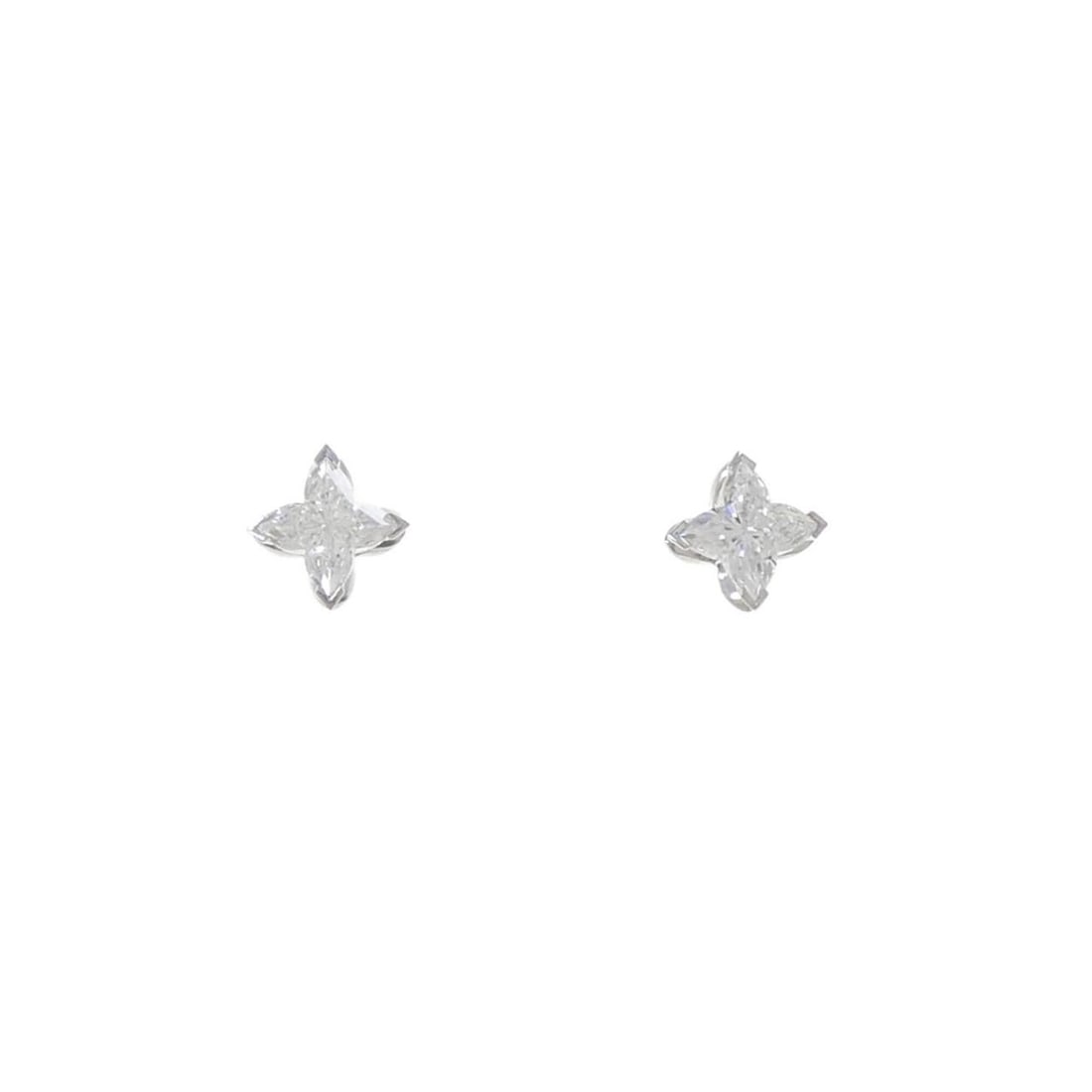 Louis Vuitton LV Monogram Star Cut Earrings: --- Catalog ---Category: SizeSize (HxWxD): 6.30mm x 6.30mm / 0.25'' x 0.25''Category: DesignType: Stud earringsStone: DiamondGender: WomenMaterial: White gold (18K)Category: GeneralMPN: Q06418Brand: L