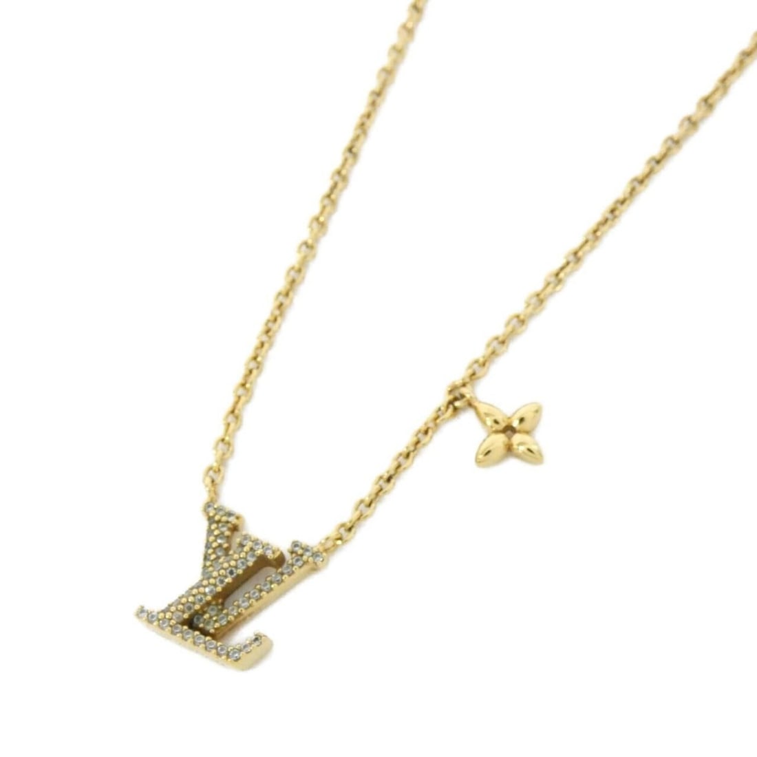 Louis Vuitton Necklace LV Iconic M00596: --- Catalog ---Category: SizePendant Size: 14mm x 12mm / 0.55'' x 0.47''Neck Circumference: 42 cm - 47.5 cm / 16.53'' - 18.7''Category: DesignColor: GoldGender: WomenNecklace Type: NecklaceCategory: G