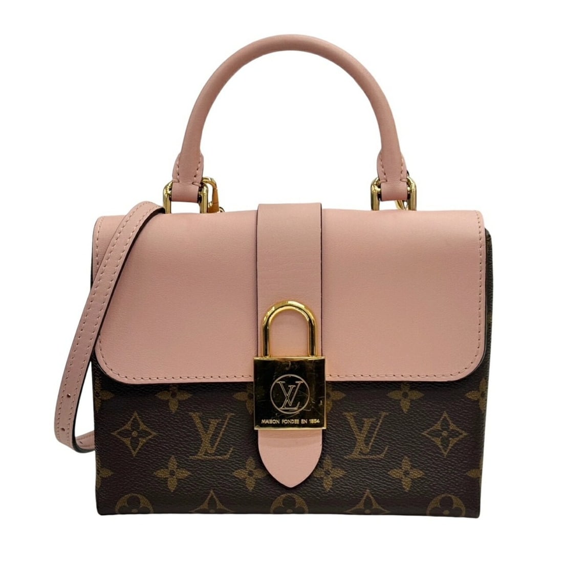 LOUIS VUITTON Rocky BB M44080 Monogram Rose Poudre DU3260 Handbag Shoulder Bag for Women: --- Catalog ---Category: SizeSize (HxWxD): 16cm x 20cm x 7.5cm / 6.29'' x 7.87'' x 2.95''Category: DesignType: Handbag, Shoulder bagColor: Brown, Monogram, Rose PoudreGender: WomenMaterial: Monogram ,