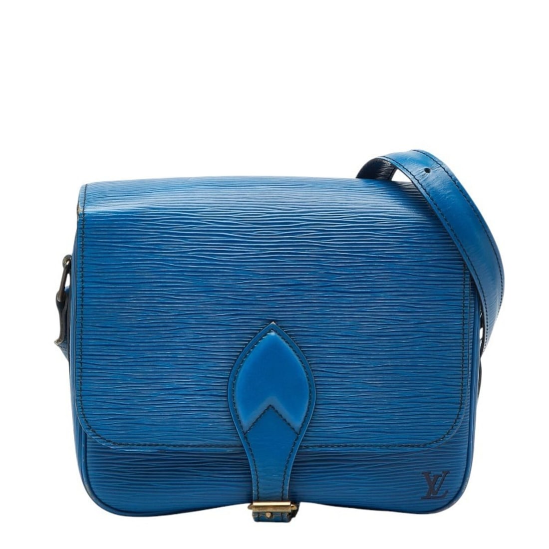 Louis Vuitton Epi Cartouchiere Crossbody Shoulder Bag M52245 Toledo Blue Leather Women's LOUIS: --- Catalog ---Category: SizeSize (HxWxD): 18cm x 22cm x 7.5cm / 7.08'' x 8.66'' x 2.95''Category: DesignType: Shoulder bagColor: Toledo blueGender: WomenMaterial: Leather Category: GeneralBrand: Loui