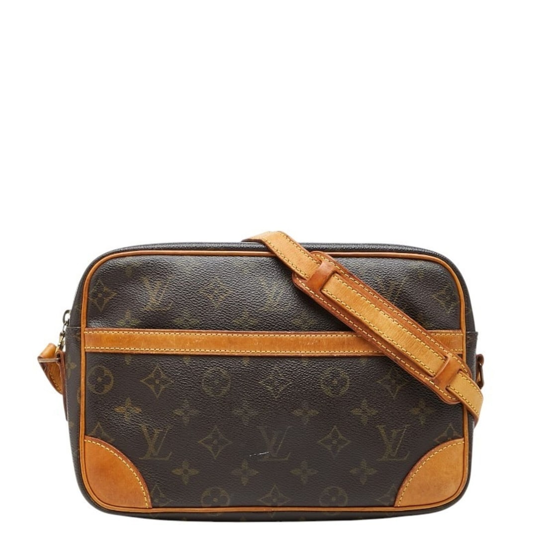 Louis Vuitton Monogram Trocadero 27 Crossbody Shoulder Bag M51274 Brown Leather Women's LOUIS: --- Catalog ---Category: SizeSize (HxWxD): 17cm x 27cm x 7cm / 6.69'' x 10.62'' x 2.75''Category: DesignType: Shoulder bagColor: BrownGender: WomenMaterial: PVC , Leather Category: GeneralBrand: Louis