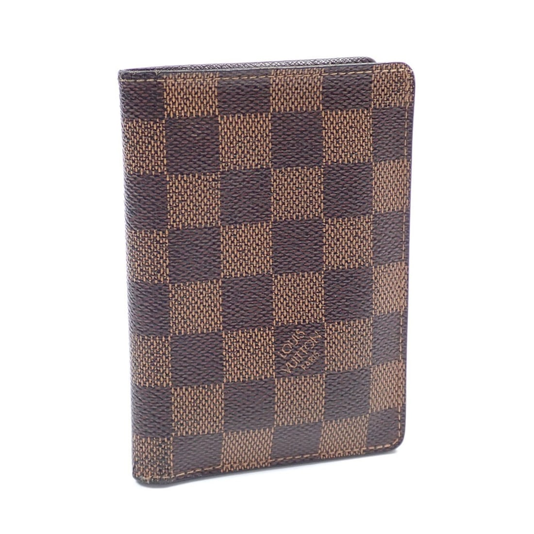 Louis Vuitton Bi-fold Wallet, Damier Ebene, Portefeuille James, Men's, N63023: --- Catalog ---Category: SizeSize (HxWxD): 12.5cm x 9cm x 1cm / 4.92'' x 3.54'' x 0.39''Category: DesignType: Bill wallet (bi-fold)Color: Damier Canvas, EbeneGender: MenCategory: GeneralLine: DamierBr