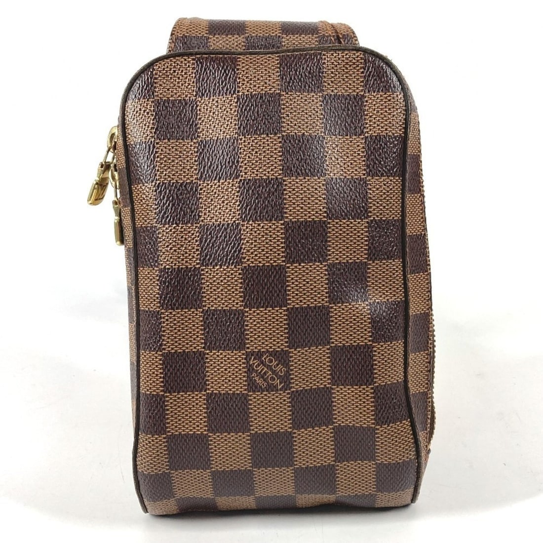 LOUIS VUITTON N51994 Damier Geronimos (Old Model) Shoulder Bag/Waist Bag/Body Bag, Canvas, Ebene: --- Catalog ---Category: SizeSize (HxWxD): 11cm x 20cm x 4cm / 4.33'' x 7.87'' x 1.57''Category: DesignType: Fanny pack, Shoulder bagColor: Brown, EbeneGender: Men,Women,UnisexMaterial: Damier Canvas 