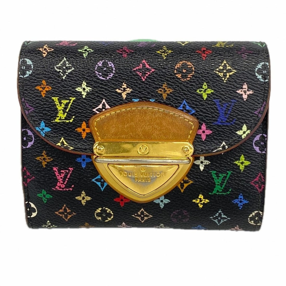 Louis Vuitton Monogram Multicolore Portefeuille Joy Wallet M60283 Noir Violet (Women's): --- Catalog ---Category: SizeSize (HxWxD): 10cm x 12.5cm x 3.5cm / 3.93'' x 4.92'' x 1.37''Category: DesignType: Wallet (bi-fold)Color: Noir, VioletGender: WomenCategory: GeneralMPN: M60283Brand: Loui