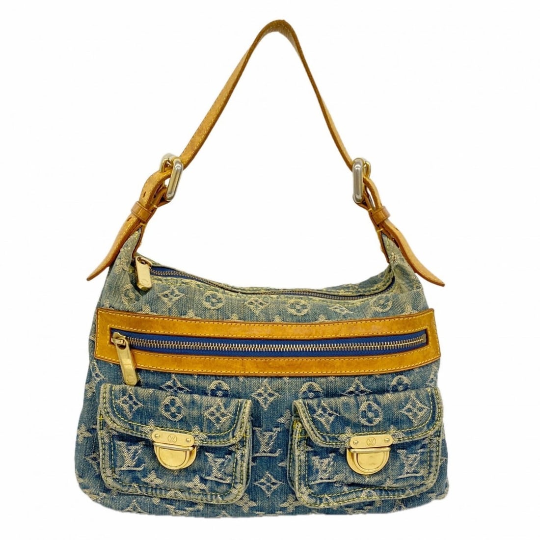 Louis Vuitton Monogram Denim Baggy PM Shoulder Bag M95049 Blue Women's: --- Catalog ---Category: SizeSize (HxWxD): 21cm x 30cm x 9cm / 8.26'' x 11.81'' x 3.54''Category: DesignType: Shoulder bagColor: BlueGender: WomenCategory: GeneralMPN: M95049Brand: Louis Vuitton--- It