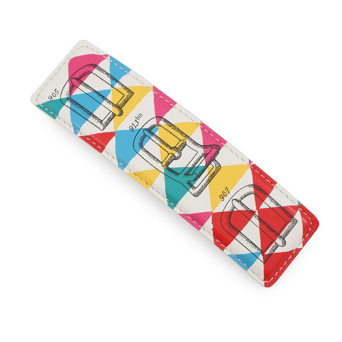 Hermes Barrette Magile GM Manufacture de Bouclerie Red Leather HERMES Hair Clip White: --- Catalog ---Category: SizeSize (LxW): 3.5cm x 12.5cm / 1.37'' x 4.92''Category: DesignType: BarretteColor: Multi-color, WhiteGender: WomenMaterial: LeatherCategory: GeneralBrand: HermesCountry of O