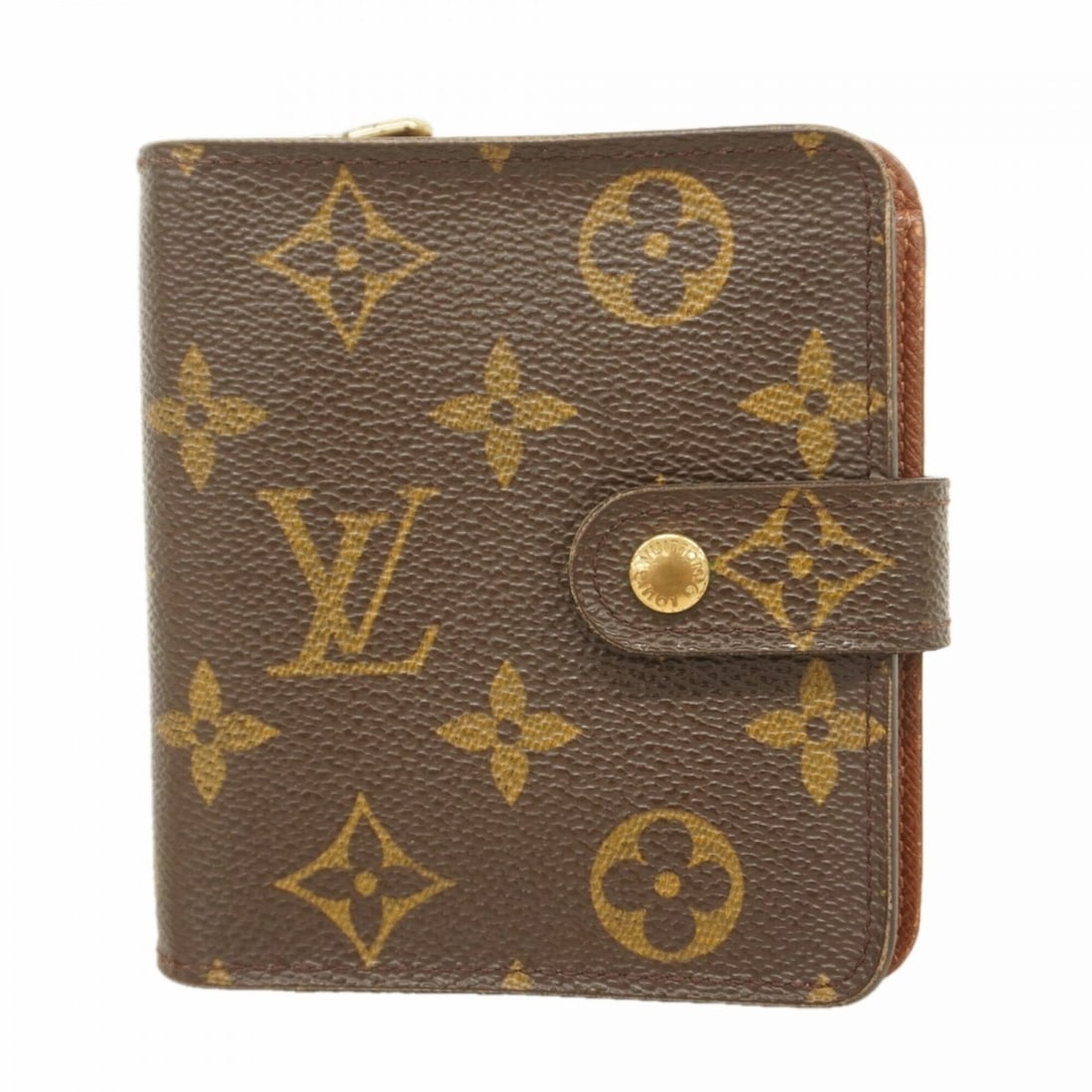 Louis Vuitton Monogram Compact Zip Wallet M61667 Brown Women's: --- Catalog ---Category: SizeSize (HxWxD): 11cm x 10cm x 3cm / 4.33'' x 3.93'' x 1.18''Category: DesignType: Wallet (bi-fold)Color: BrownGender: WomenCategory: GeneralMPN: M61667Brand: Louis Vuitton--