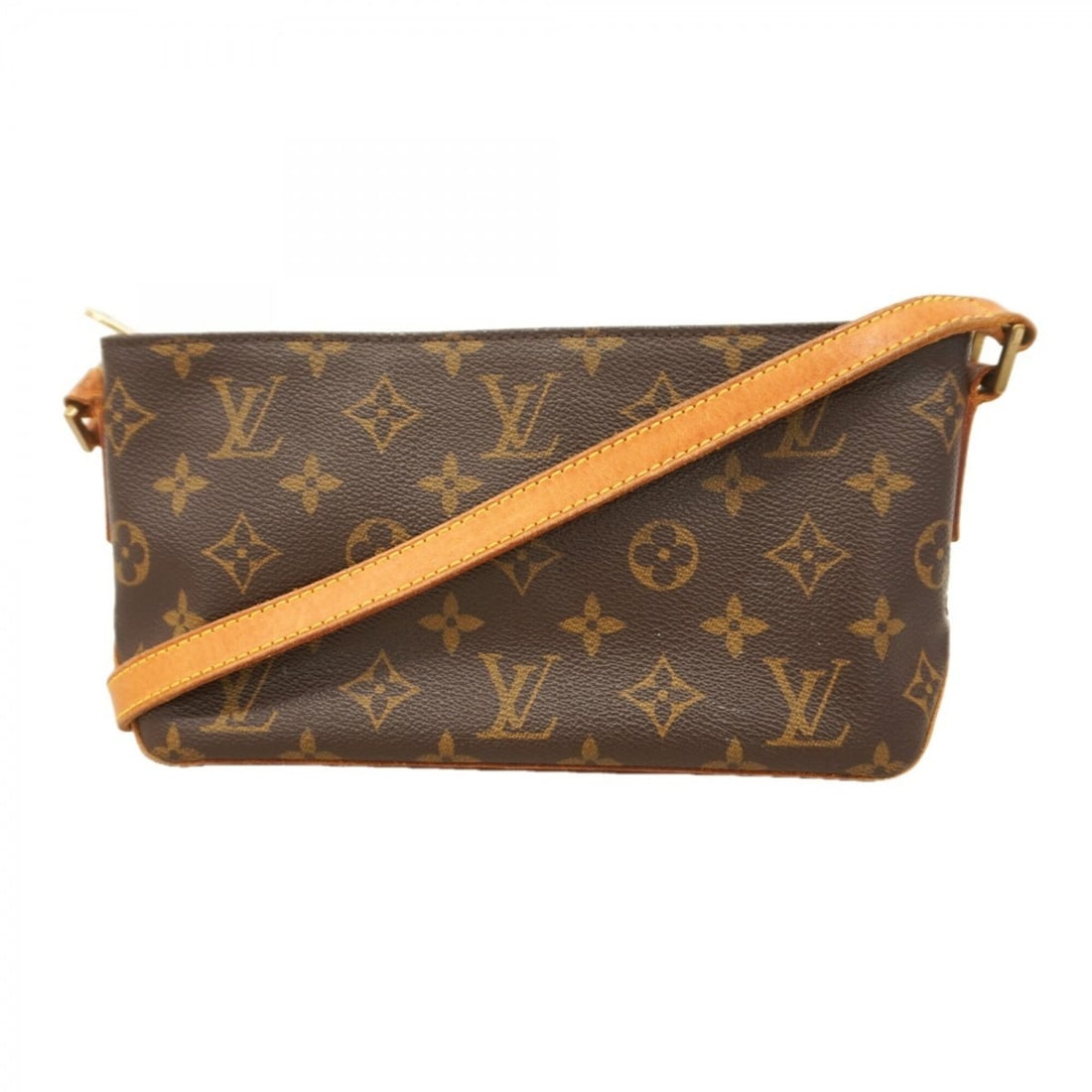Louis Vuitton Monogram Trotteur Shoulder Bag M51240 Brown Women's: --- Catalog ---Category: SizeSize (HxWxD): 12.5cm x 23cm x 7cm / 4.92'' x 9.05'' x 2.75''Category: DesignType: Shoulder bagColor: BrownGender: WomenCategory: GeneralMPN: M51240Brand: Louis Vuitton--- 
