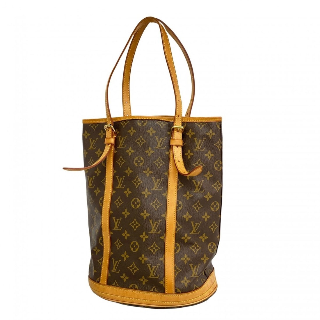 Louis Vuitton Monogram Bucket GM Tote Bag M42236 Brown (Women's): --- Catalog ---Category: SizeSize (HxWxD): 36cm x 27cm x 20cm / 14.17'' x 10.62'' x 7.87''Category: DesignType: Tote bagColor: BrownGender: WomenCategory: GeneralMPN: M42236Brand: Louis Vuitton--- Ite