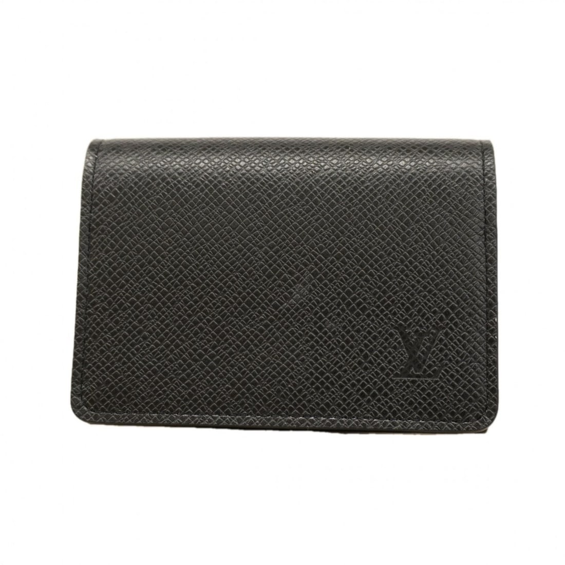 Louis Vuitton Taiga Card Case/Business Holder, Carte de Visite NM M64595, Black, Men's: --- Catalog ---Category: DesignType: Card caseColor: BlackGender: MenCategory: GeneralMPN: M64595Brand: Louis VuittonCategory: Physical PropertiesSize (HxWxD): 7.5cm x 10.5cm x 2cm / 2.95'' x 4.13'' x
