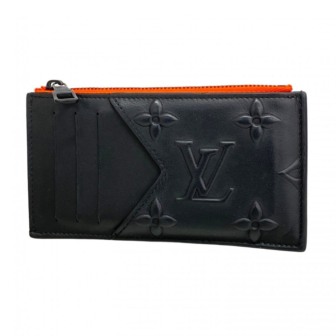 Louis Vuitton Monogram Embossed Coin Card Holder M80827 Noir (Men's): --- Catalog ---Category: SizeSize (HxWxD): 8cm x 15cm x 1.5cm / 3.14'' x 5.9'' x 0.59''Category: DesignType: Coin purse/coin caseColor: NoirGender: MenCategory: GeneralMPN: M80827Brand: Louis Vuitton-