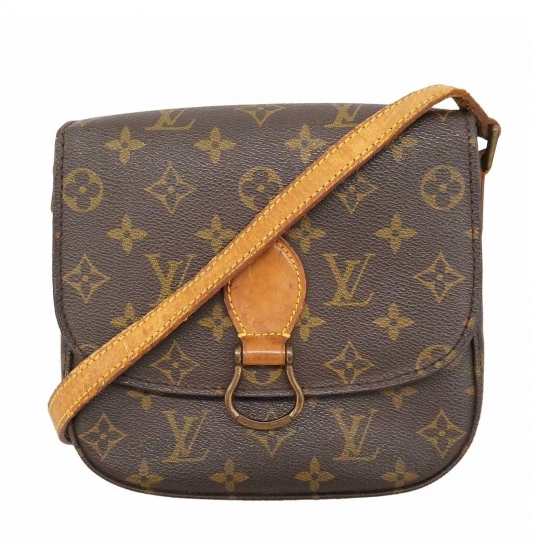 Louis Vuitton Monogram Saint Cloud MM Shoulder Bag M51243 Brown Women's: --- Catalog ---Category: SizeSize (HxWxD): 19cm x 19.5cm x 5.5cm / 7.48'' x 7.67'' x 2.16''Category: DesignType: Shoulder bagColor: BrownGender: WomenCategory: GeneralMPN: M51243Brand: Louis Vuitton--