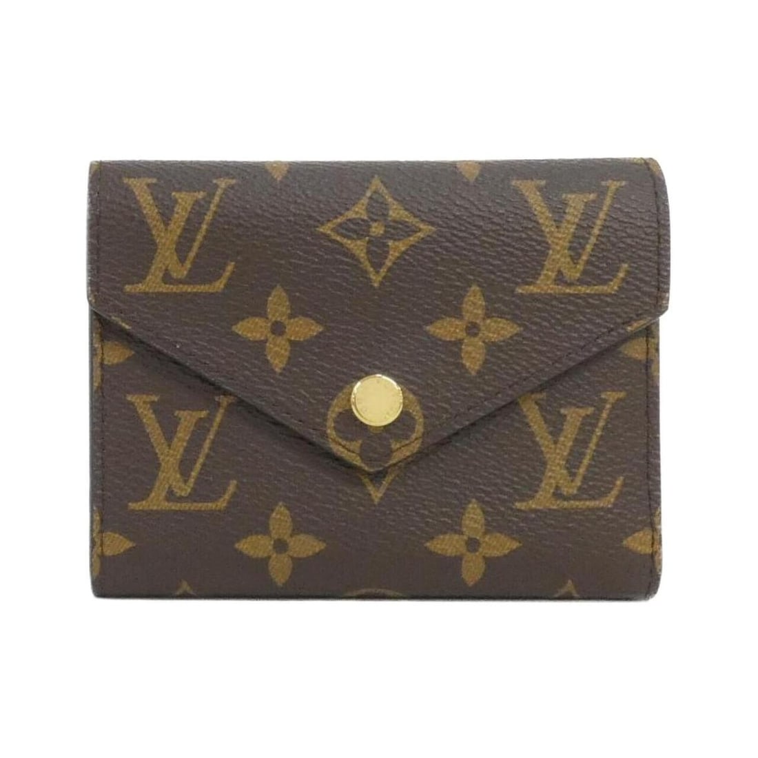 Louis Vuitton Monogram Portefeuille Victorine M62472 Wallet: --- Catalog ---Category: SizeSize (HxWxD): 9.5cm x 12cm x 2cm / 3.74'' x 4.72'' x 0.78''Category: DesignType: Wallet (tri-fold)Color: MarronGender: Women,MenMaterial: Coated canvas Category: GeneralMP