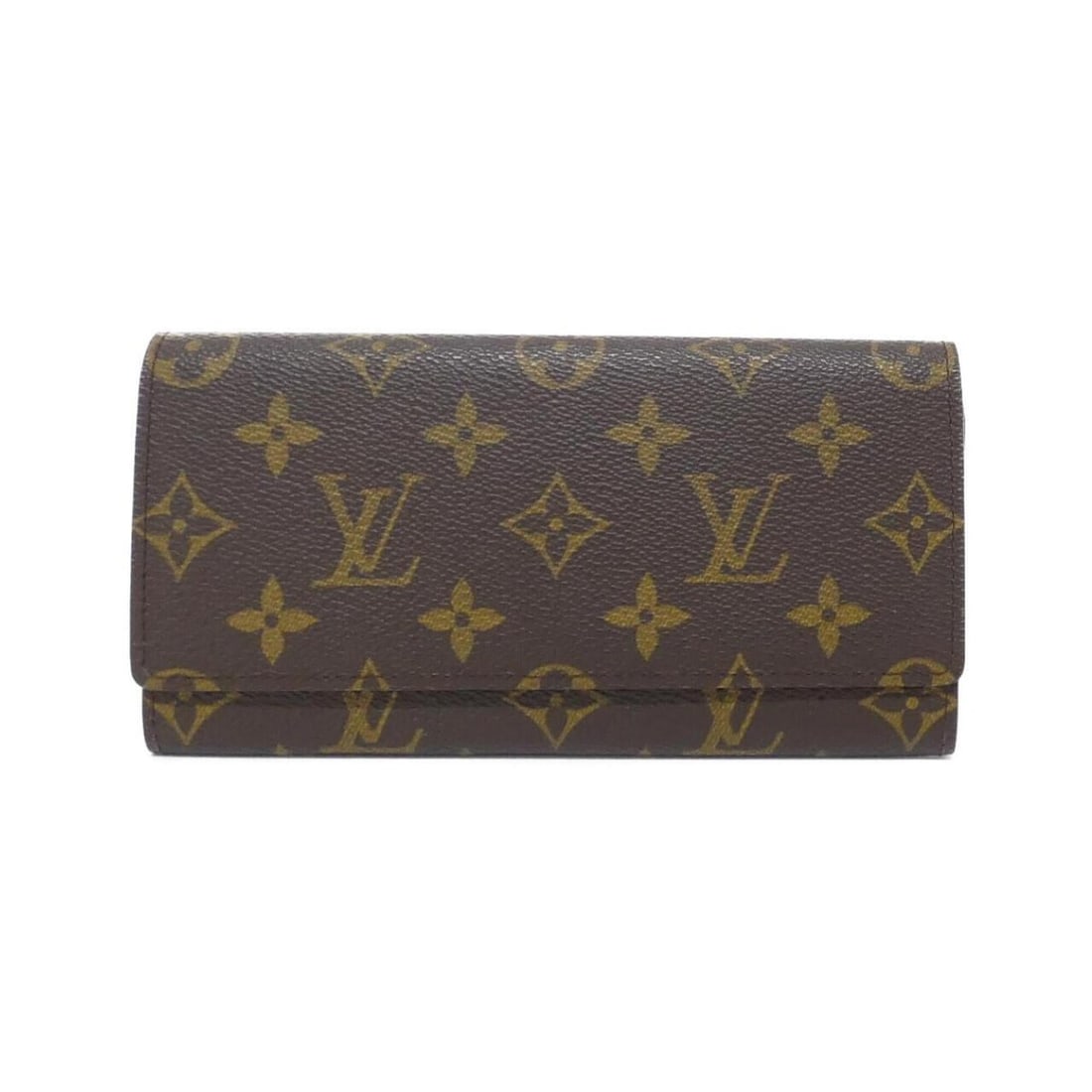 Louis Vuitton Monogram Porte En 3 Cartes Credit M61818 Billfold: --- Catalog ---Category: SizeSize (HxWxD): 9cm x 18cm x 1.5cm / 3.54'' x 7.08'' x 0.59''Category: DesignType: Long bill wallet (bi-fold)Color: BrownGender: Women,MenMaterial: Coated canvas Category: G