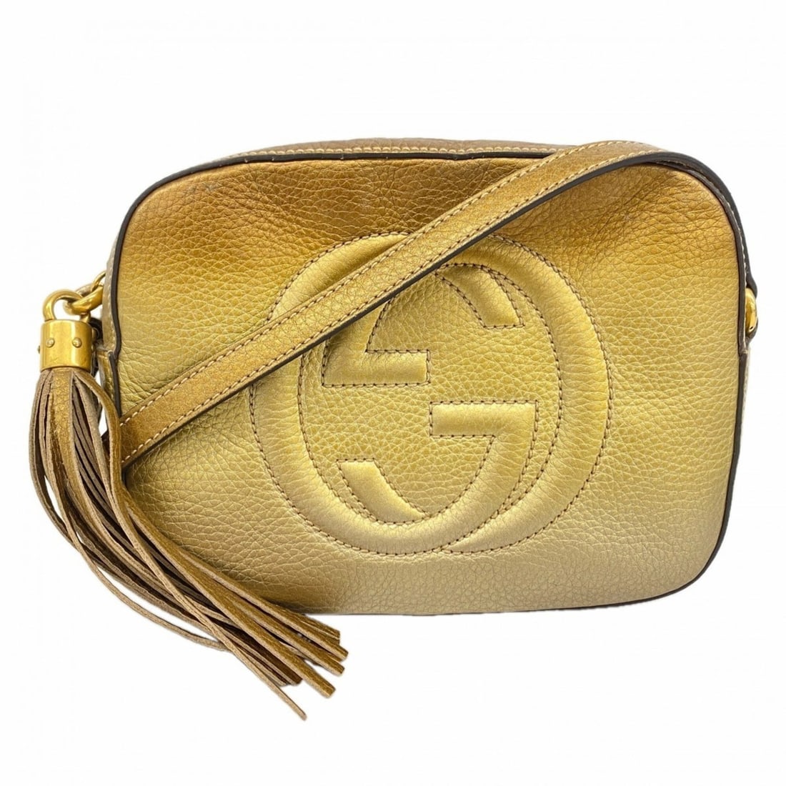 Gucci Soho Shoulder Bag 308364 Leather Brown Women's: --- Catalog ---Category: SizeSize (HxWxD): 16cm x 21cm x 7cm / 6.29'' x 8.26'' x 2.75''Category: DesignType: Shoulder bagColor: BrownGender: WomenMaterial: Leather Hardware Color: GoldCategory: Genera