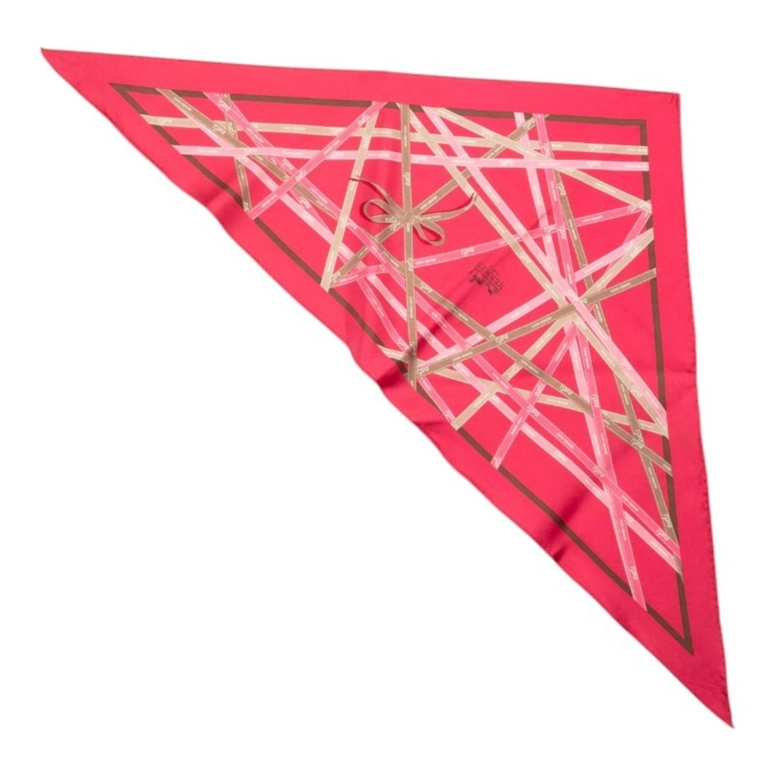 Hermes Pointe Bolduc pattern scarf/muffler, pink multicolor silk, women's.: --- Catalog ---Category: SizeSize (LxW): 51cm x 1.13m / 20.07'' x 44.88''Category: DesignType: ScarfColor: Multi-color, PinkGender: WomenMaterial: Silk Category: GeneralBrand: Hermes--- Item List ---S
