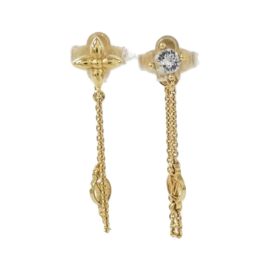 Louis Vuitton Petit M00390 Earrings: --- Catalog ---Category: SizeSize (HxWxD): 27.00mm x 7.00mm / 1.06'' x 0.28''Category: DesignType: Stud earringsColor: Clear, GoldGender: WomenCategory: GeneralMPN: M00390Brand: Louis Vuitton--- Item 