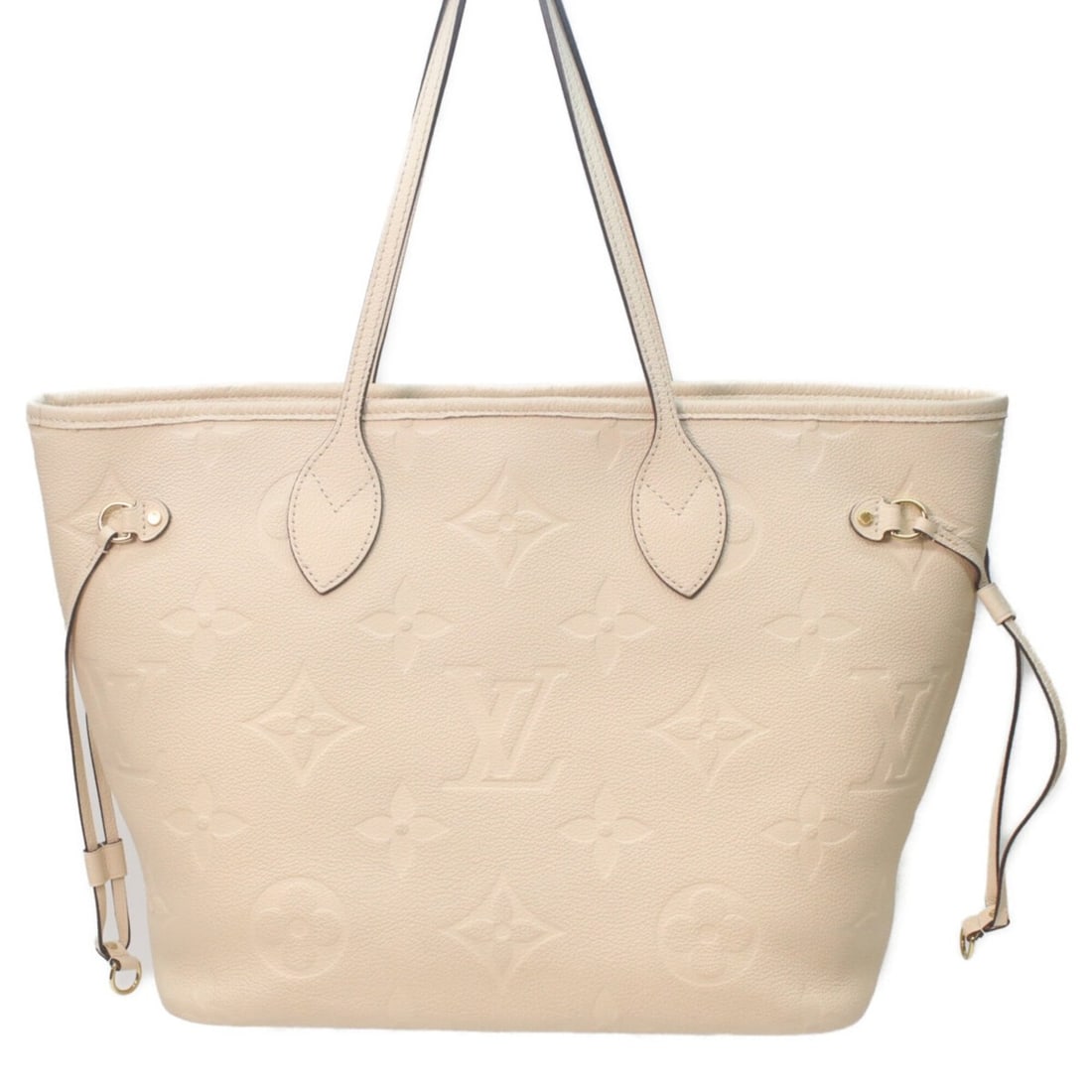 LOUIS VUITTON M46676 Monogram Empreinte Neverfull MM Tote Bag, Cream (Ivory), Women's, RFID (IC): --- Catalog ---Category: SizeSize (HxWxD): 15cm x 33cm x 16cm / 5.9'' x 12.99'' x 6.29''Category: DesignType: Pouch, Tote bagColor: IvoryGender: WomenMaterial: Monogram Empreinte Category: GeneralBran
