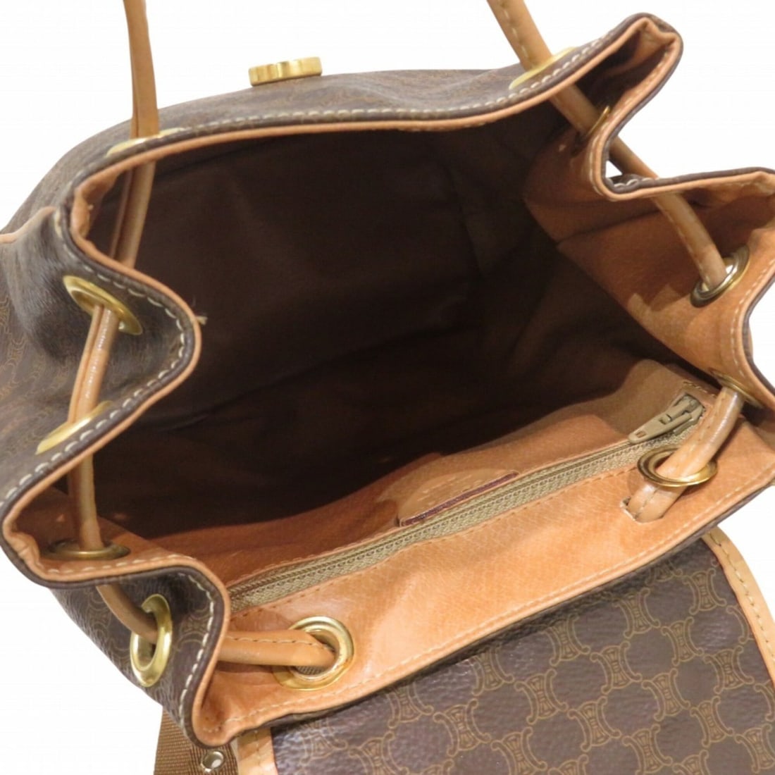 Celine Macadam Leather Backpack/Daypack - 5
