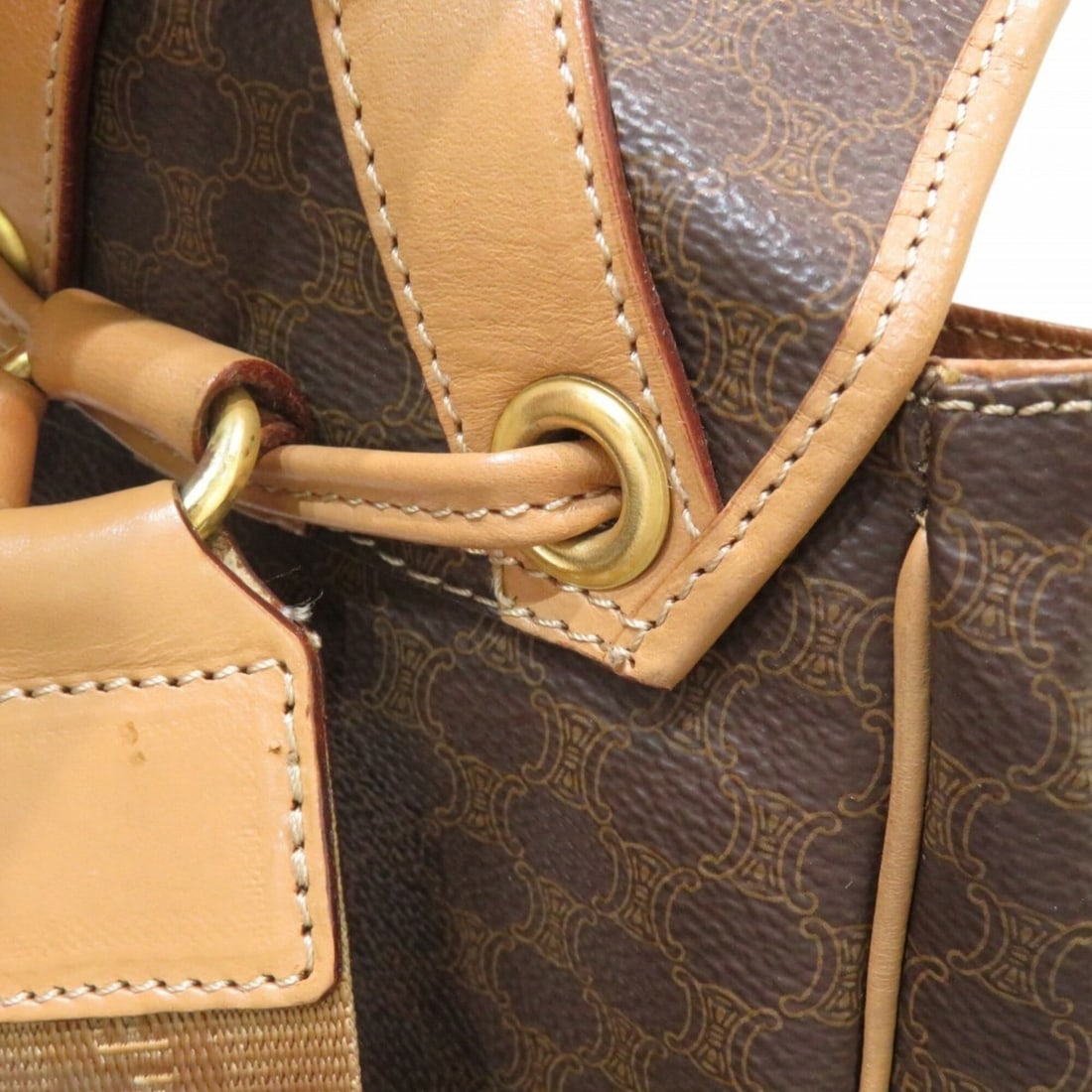 Celine Macadam Leather Backpack/Daypack - 7