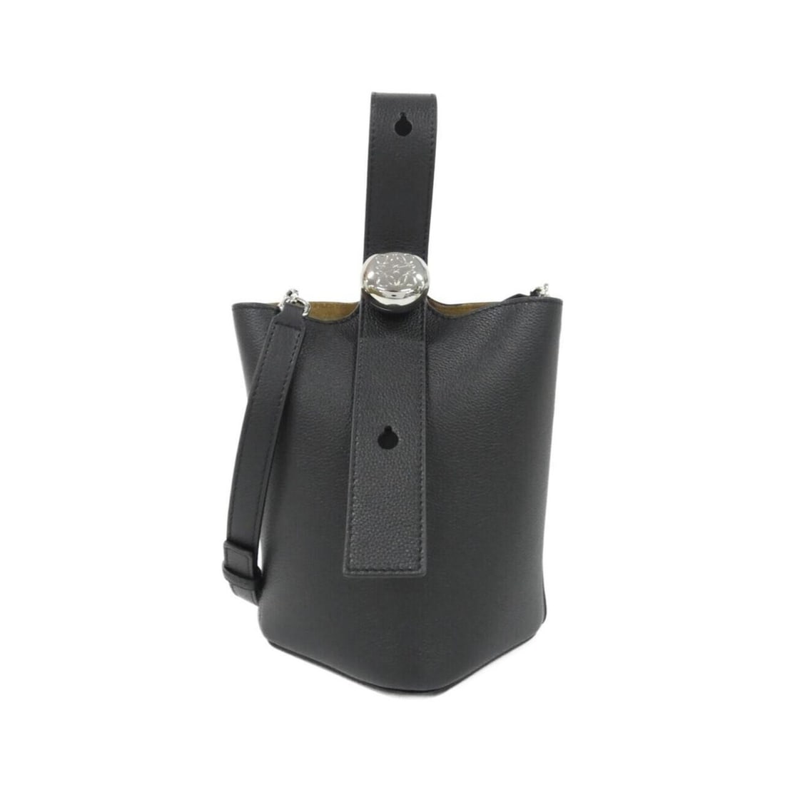 Loewe Pebble Bucket Handbag Mini AANBBBMX31: --- Catalog ---Category: SizeWeight: 410g / 14.46oz.Size (HxWxD): 19cm x 16cm x 16cm / 7.48'' x 6.29'' x 6.29''Strap Length: 97cm - 121cm / 38.18'' - 47.63''Handle Length: 19cm - 37cm / 7.48'' - 14.56