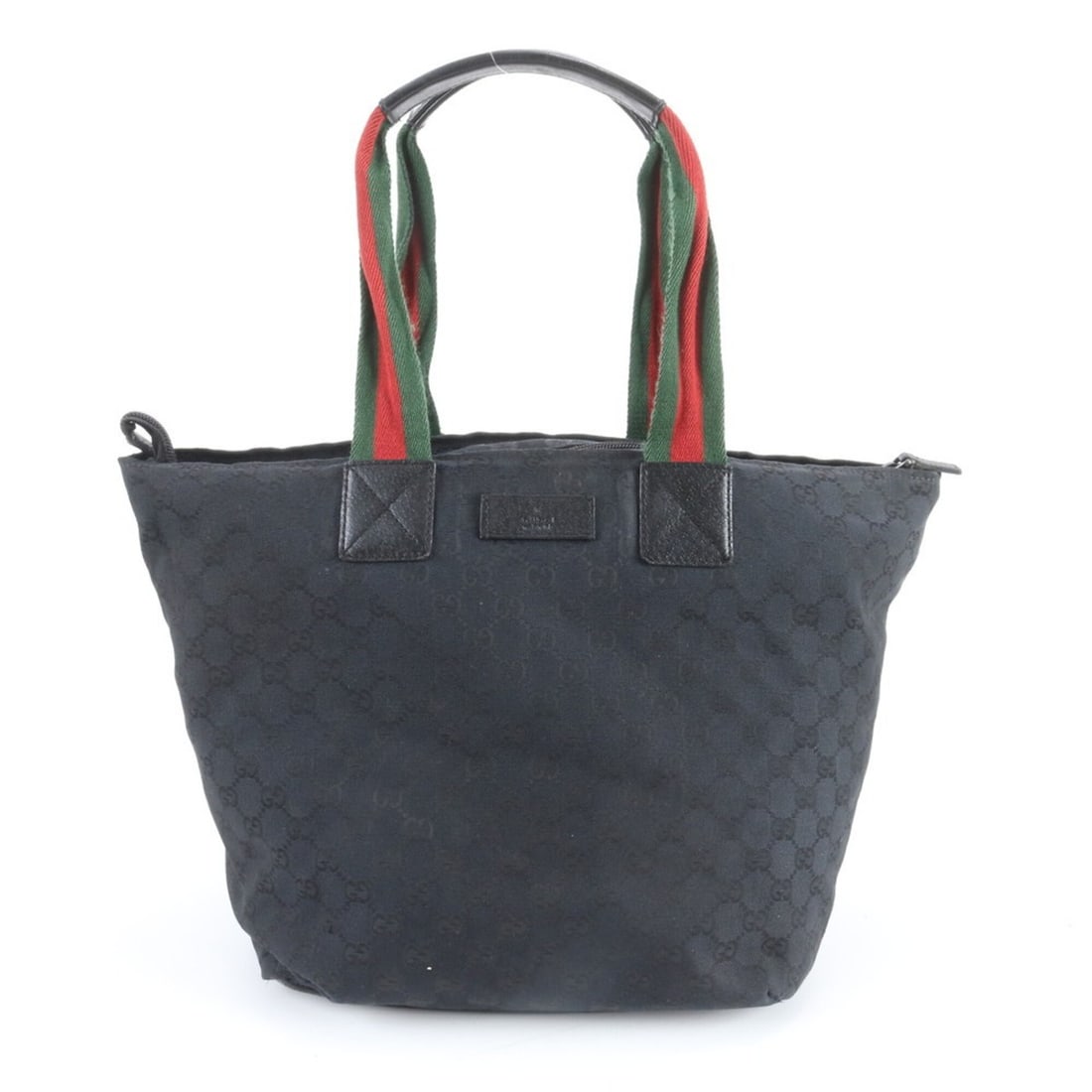 Gucci GG Canvas Sherry Line 131231 Leather Tote Bag, Handbag, Shoulder Women's: --- Catalog ---Category: SizeSize (HxWxD): 28cm x 45cm x 20cm / 11.02'' x 17.71'' x 7.87''Category: DesignType: Handbag, Shoulder bag, Tote bagColor: BlackGender: WomenMaterial: Leather , Canvas Categ