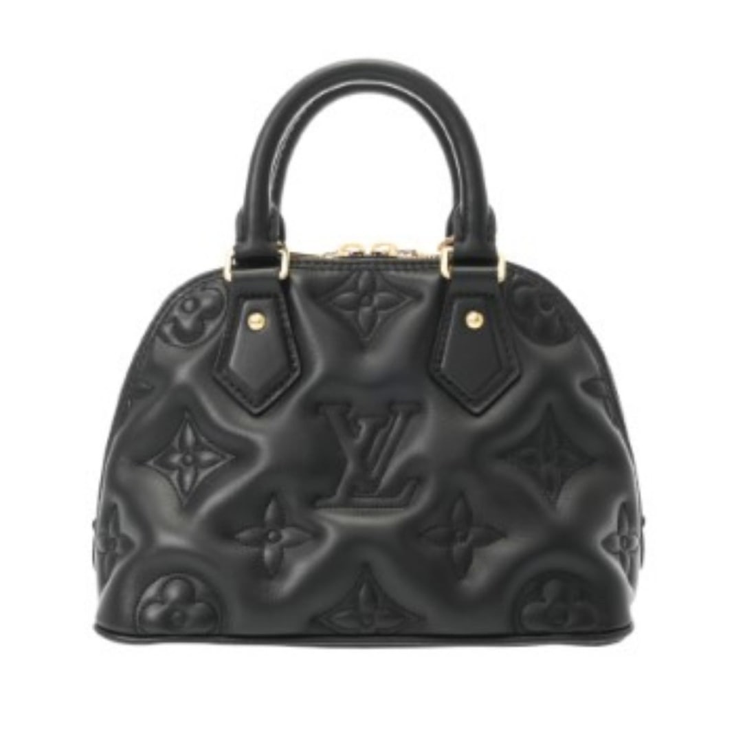 LOUIS VUITTON Bubblegram Alma Soft BB Black M59793 Women's Calf Leather Handbag A Rank Used Ginzo: --- Catalog ---Category: SizeSize (HxWxD): 16.5cm x 23cm x 11cm / 6.49'' x 9.05'' x 4.33''Category: DesignType: HandbagColor: BlackGender: WomenMaterial: Leather Category: GeneralBrand: Louis VuittonC