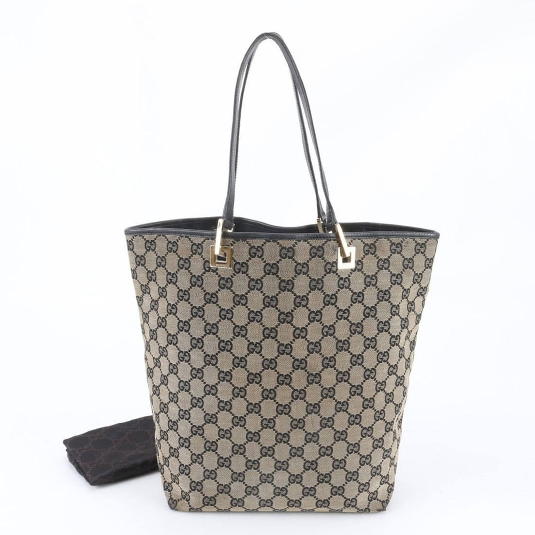 Gucci GG Canvas 002 1098 Leather Tote Bag, Handbag, Shoulder Women's: --- Catalog ---Category: SizeSize (HxWxD): 31cm x 35cm x 12cm / 12.2'' x 13.77'' x 4.72''Category: DesignType: Handbag, Shoulder bag, Tote bagColor: Beige, NavyGender: WomenMaterial: Leather , Canvas 