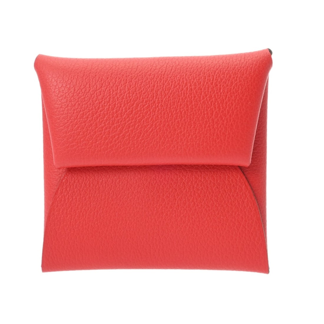 HERMES Bastia Rouge Ladue W stamp (circa 2024) Women's Evercolor Wallet/Coin Case Unused Ginzo: --- Catalog ---Category: SizeSize (HxWxD): 8cm x 8.5cm / 3.14'' x 3.34''Category: DesignType: Coin purse/coin caseColor: Red colorGender: WomenMaterial: Evercalf leather Category: GeneralBrand: Hermes