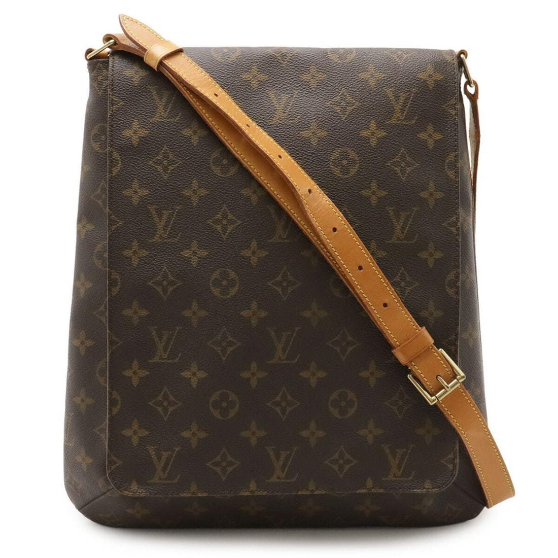 LOUIS VUITTON Monogram Musette Shoulder Bag M51256: --- Catalog ---Category: SizeSize (HxWxD): 35cm x 32cm x 6.5cm / 13.77'' x 12.59'' x 2.55''Category: DesignType: Shoulder bagColor: BrownGender: WomenMaterial: Monogram Category: GeneralMPN: M51256Bra