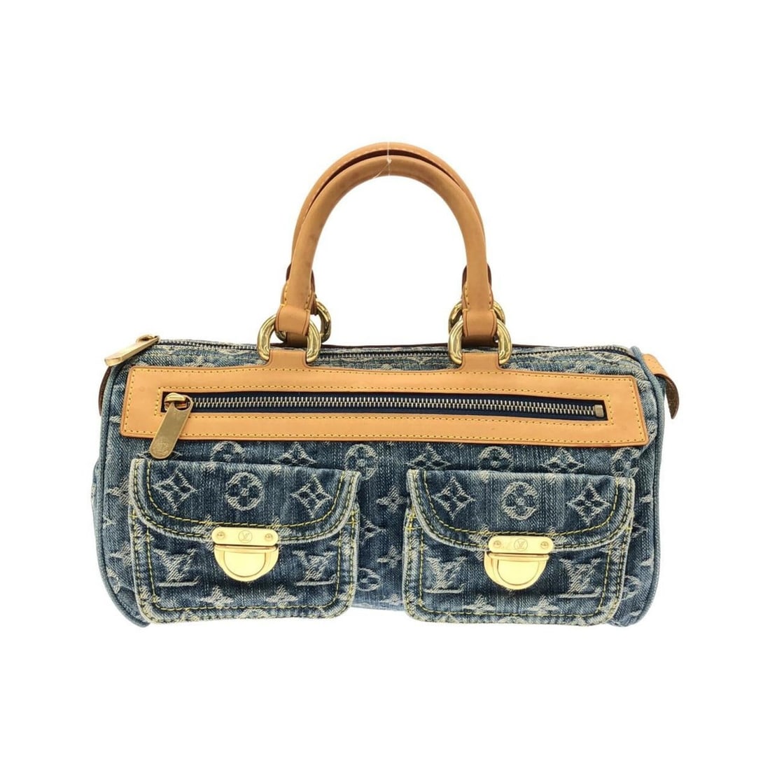 Louis Vuitton Monogram Denim Neo Speedy M95019 Boston Bag: --- Catalog ---Category: SizeSize (HxWxD): 17cm x 31cm x 16cm / 6.69'' x 12.2'' x 6.29''Category: DesignType: Boston bagColor: BlueGender: Women,MenMaterial: Denim , Canvas Category: GeneralMPN: M9501