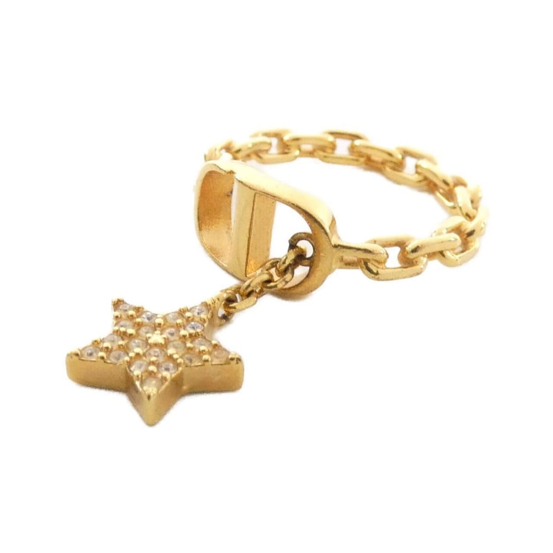 Christian Dior Petite CD R0903PMTCY Ring: --- Catalog ---Category: SizeJP Size: 9US Size: 5Category: DesignType: Band ringColor: Clear, GoldGender: WomenCategory: GeneralMPN: R0903PMTCYBrand: Christian Dior--- Item List ---Section: ConditionR